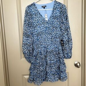 Ruffle Cheetah Dress